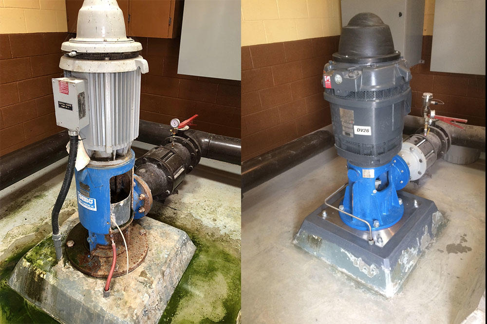 Peerless Pump Before and After