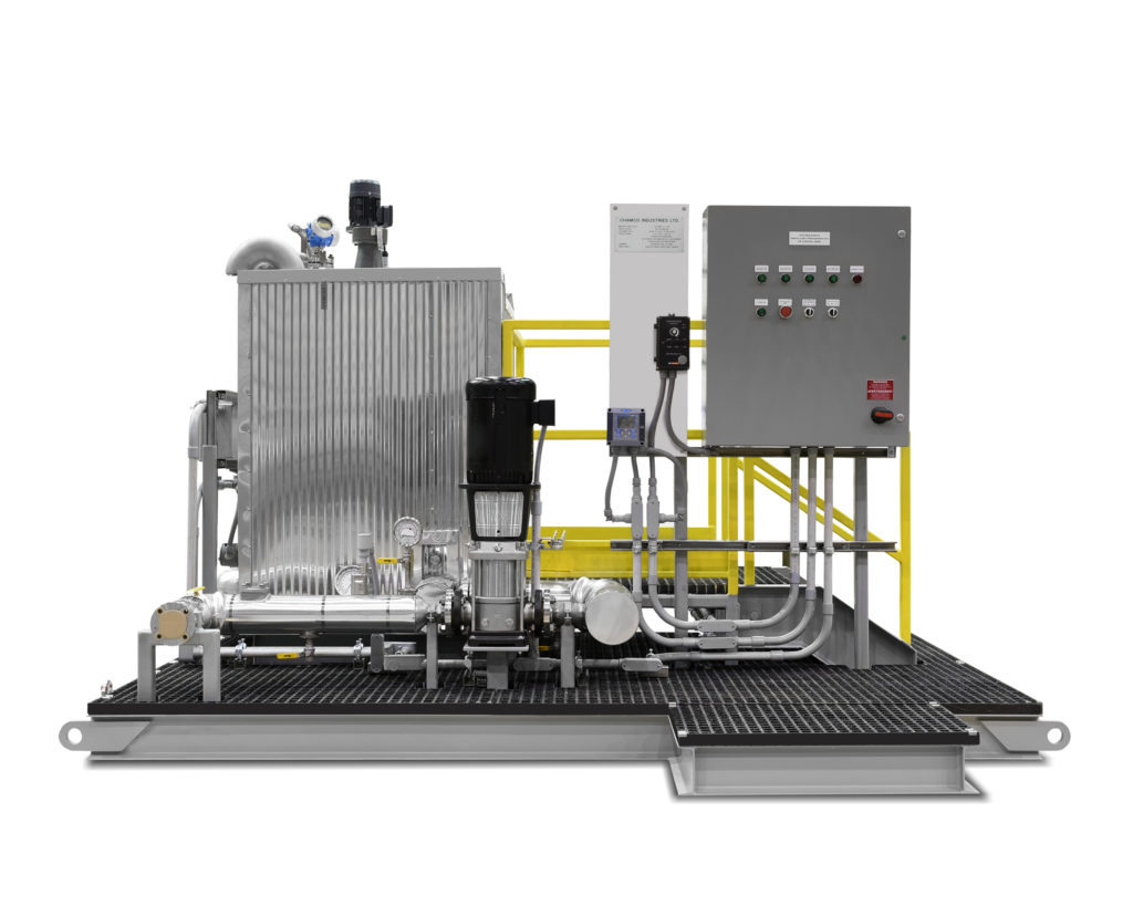 Chamco clean-in-place system for water treatment facility