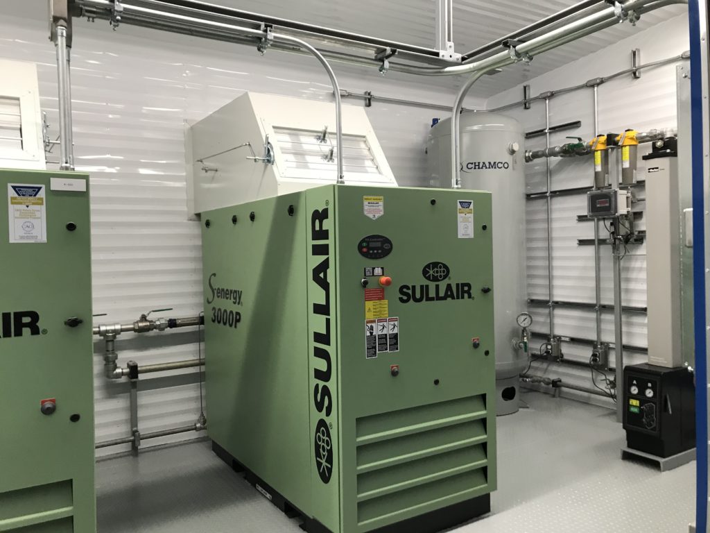 Chamco Sullair compressor package Chamco Sullair compressor package