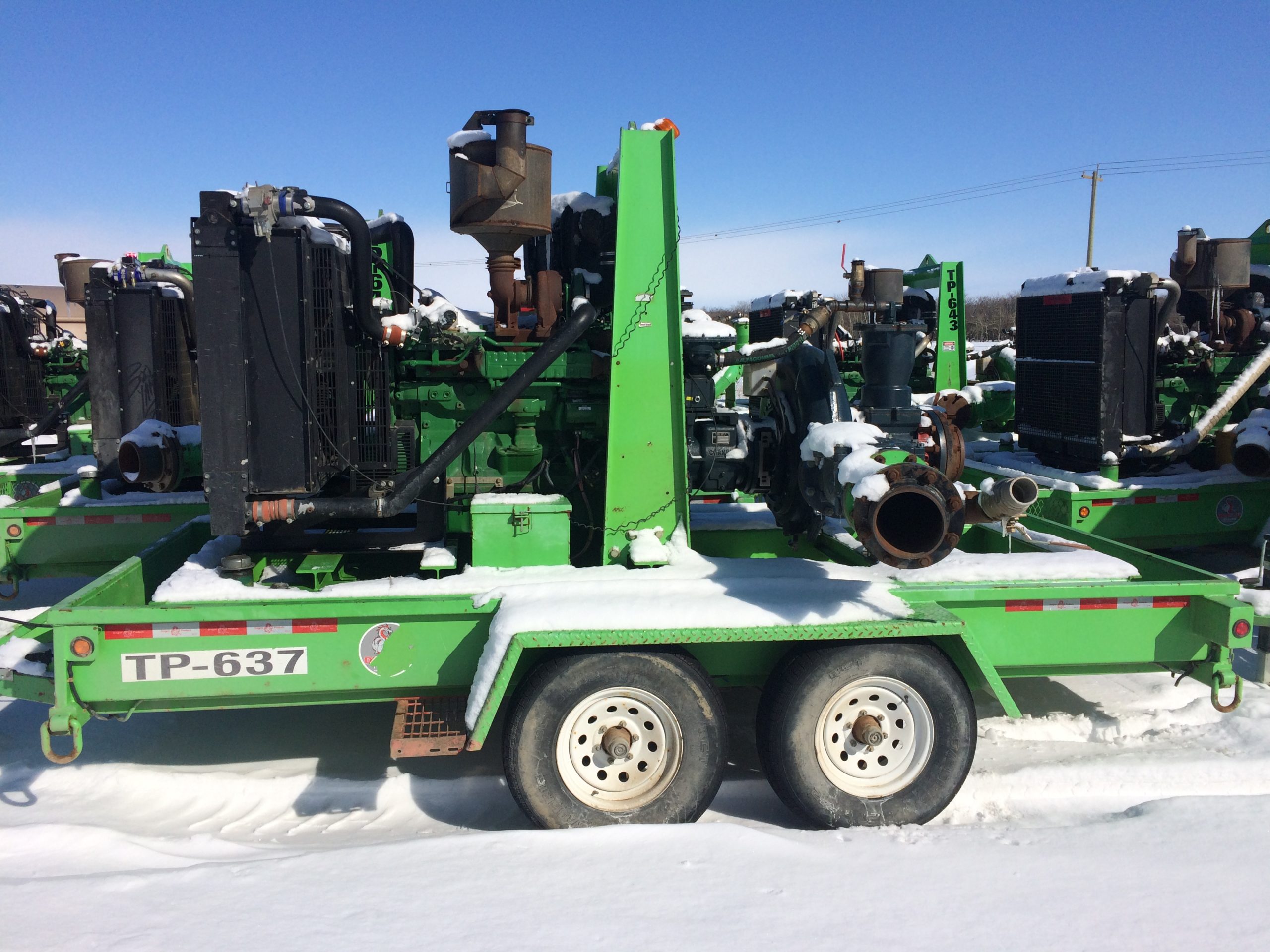 Oilfield pump service