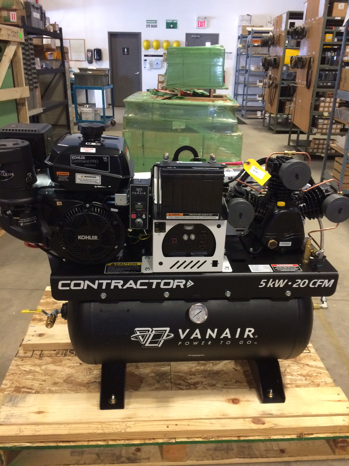 Vanair Contractor air compressor