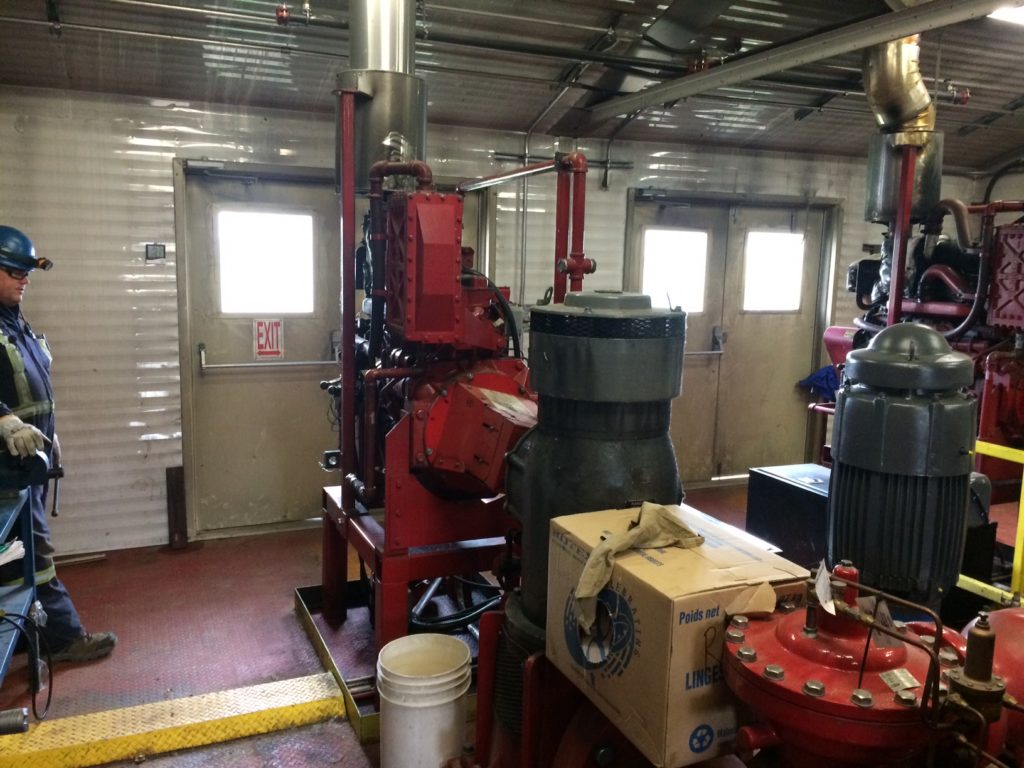 industrial fire pump system