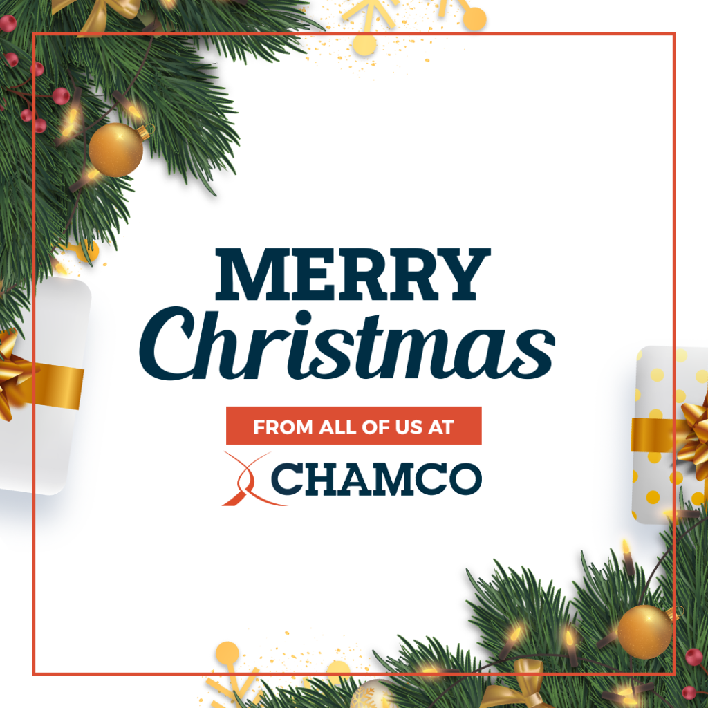 Merry Christmas from all of us at Chamco