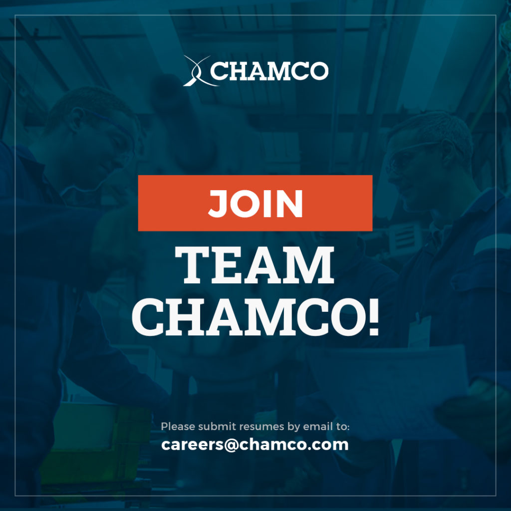 chamco-job-posting Join Team Chamco!
