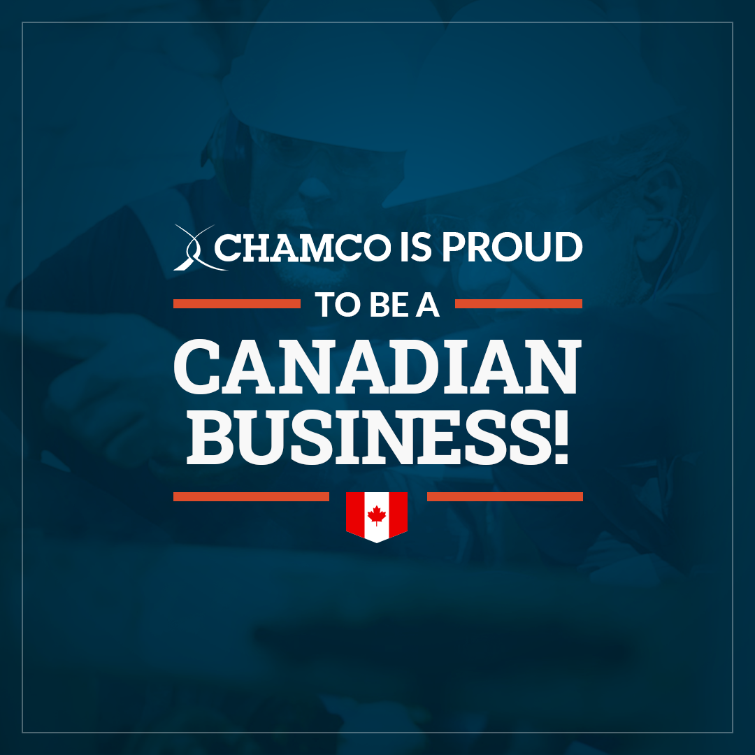 Chamco is proud to be a Canadian business