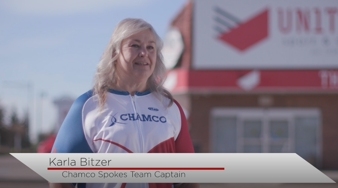 chamco-spokes Karla Bitzer, Chamco Spokes team captain