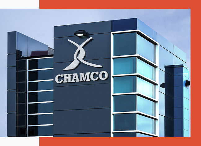 Chamco's 40,000 sq. ft plant.