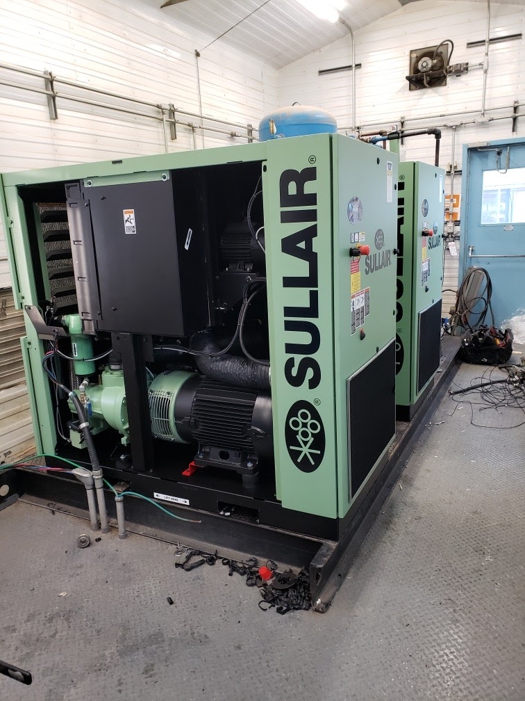 Two VFD Sullair 3709 compressors