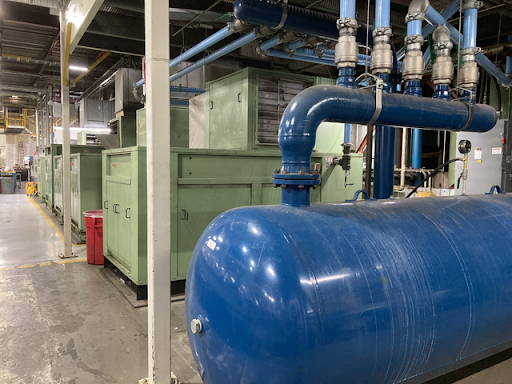 dryer dryer in a facility