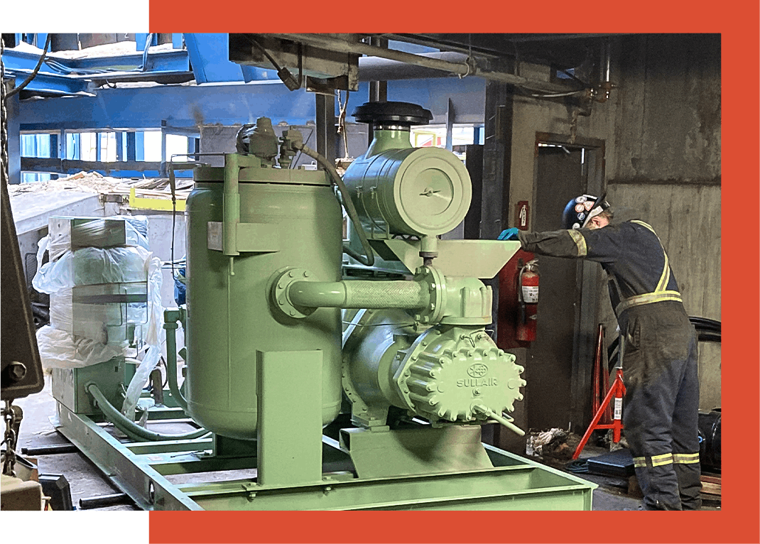 image-installs Oil free air compressor specification chart