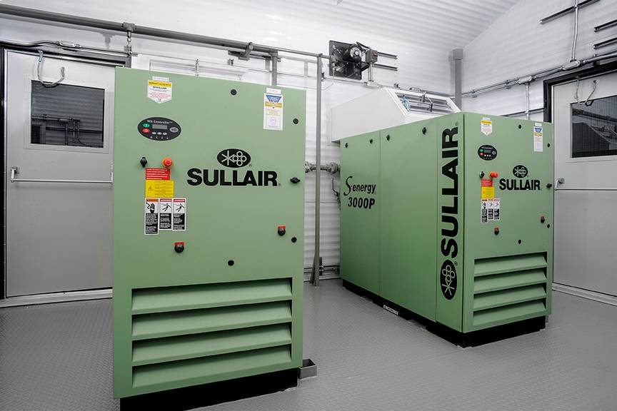 Sullair industrial air compressors