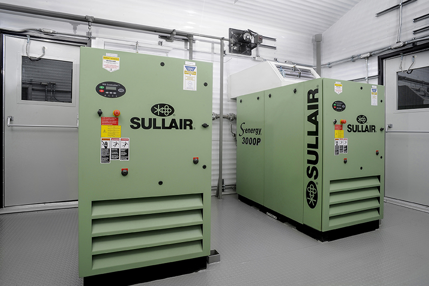 Two Sullair air compressors