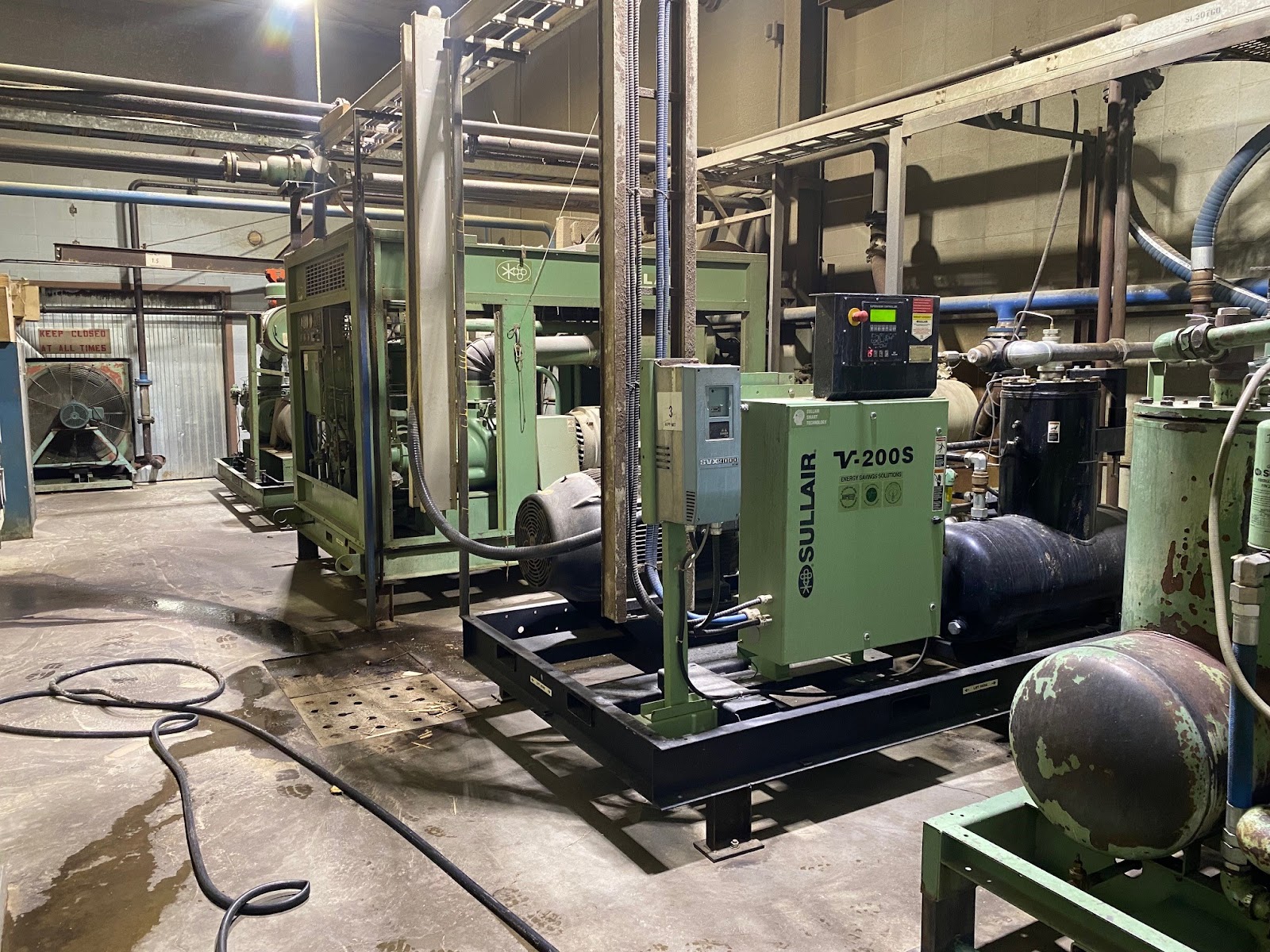 air-compressor-support-forestry-industry Sullair air compressors