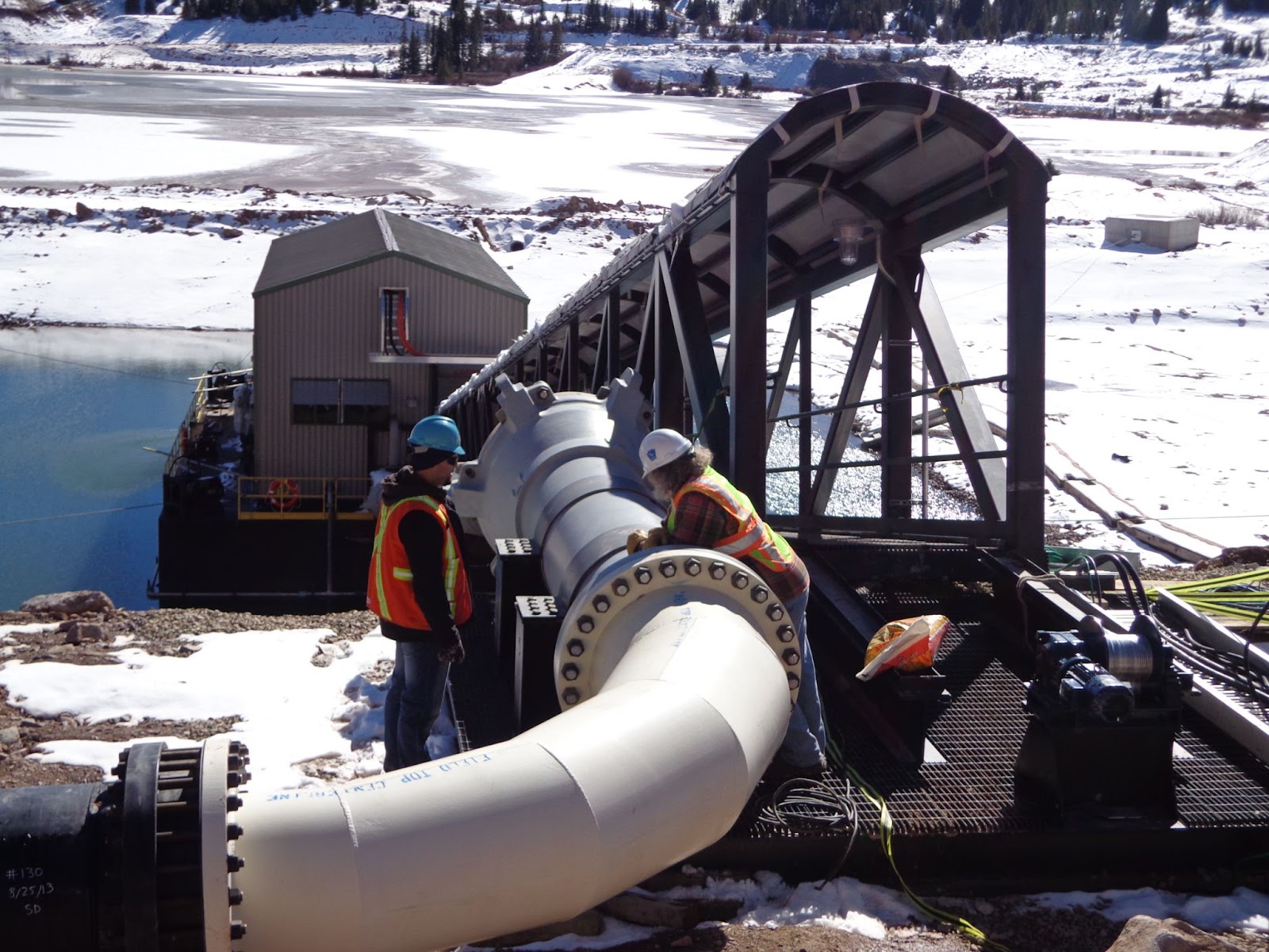 A Chamco pit dewatering system