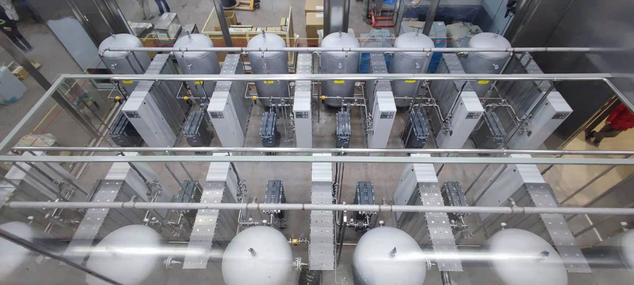 A nitrogen gas generation system.