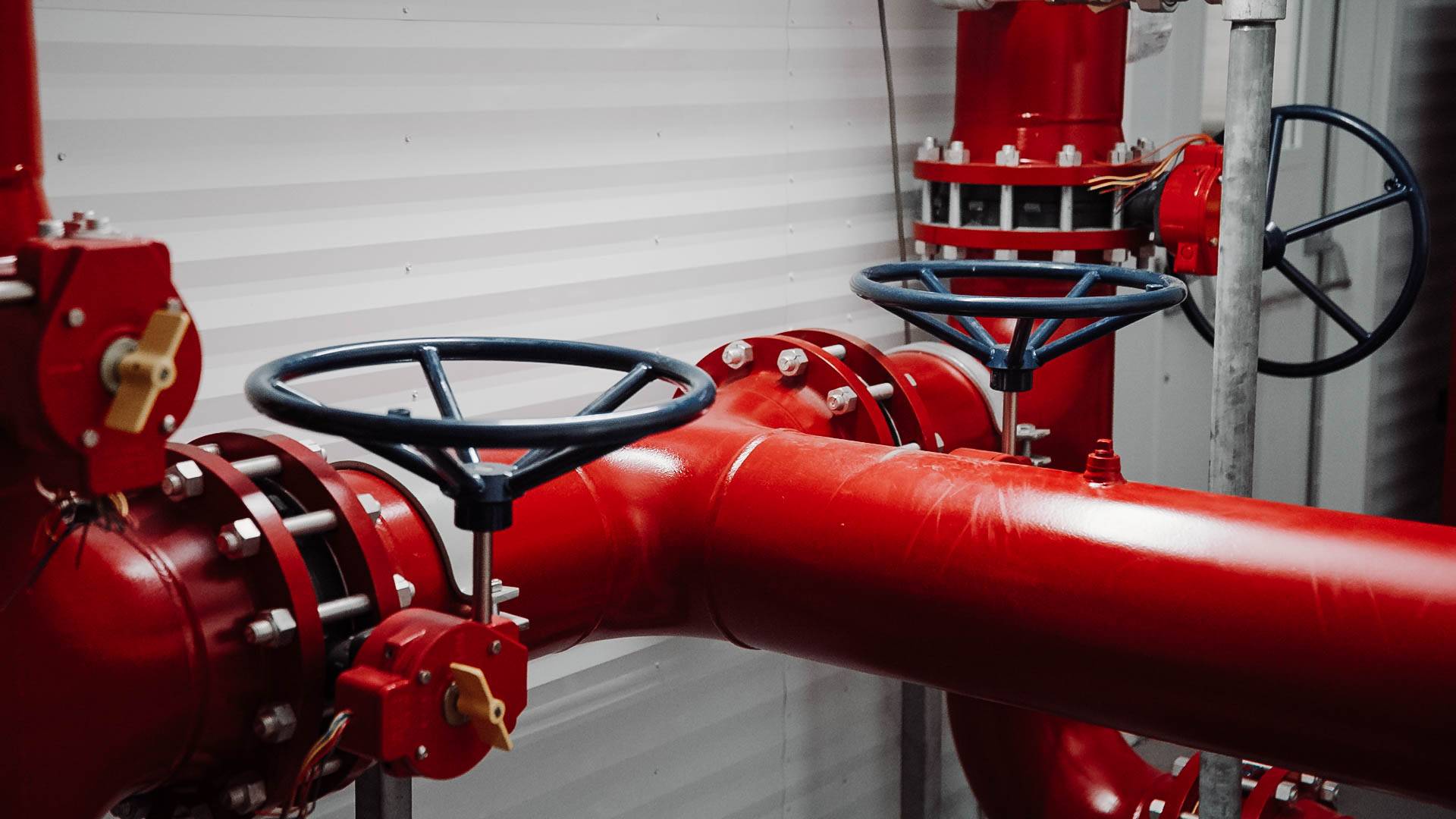 A fire pump system.